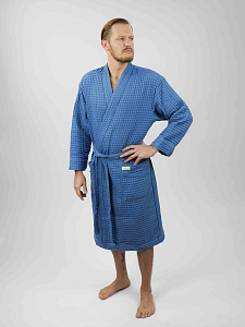 Халат мужской Чистопар р. 2XL-3XL (52-54), цвет джинс