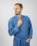 Халат мужской Чистопар р. 2XL-3XL (52-54), цвет джинс