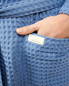 Халат мужской Чистопар р. 2XL-3XL (52-54), цвет джинс