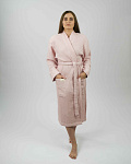 Халат женский Чистопар р. L-XL (48-50), цвет пудра
