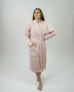 Халат женский Чистопар р. L-XL (48-50), цвет пудра