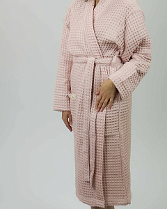 Халат женский Чистопар р. L-XL (48-50), цвет пудра