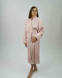 Халат женский Чистопар р. L-XL (48-50), цвет пудра