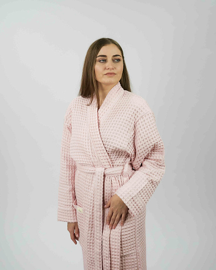 Халат женский Чистопар р. L-XL (48-50), цвет пудра