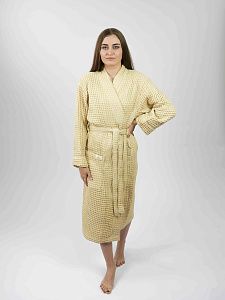 Халат женский Чистопар р. L-XL (48-50), цвет бежевый