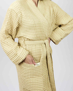 Халат женский Чистопар р. L-XL (48-50), цвет бежевый