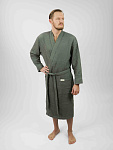 Халат мужской Чистопар р. 2XL-3XL (52-54), цвет хаки