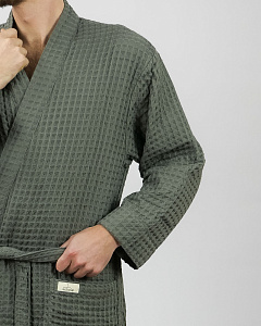 Халат мужской Чистопар р. 2XL-3XL (52-54), цвет хаки