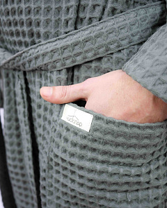 Халат мужской Чистопар р. 2XL-3XL (52-54), цвет хаки