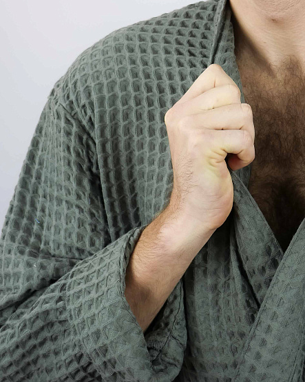 Халат мужской Чистопар р. 2XL-3XL (52-54), цвет хаки