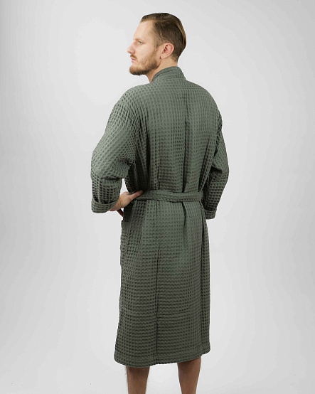 Халат мужской Чистопар р. 2XL-3XL (52-54), цвет хаки