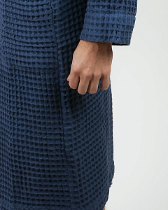 Халат мужской Чистопар р. 2XL-3XL (52-54), цвет синий графит