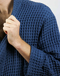 Халат мужской Чистопар р. 2XL-3XL (52-54), цвет синий графит