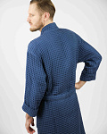 Халат мужской Чистопар р. 2XL-3XL (52-54), цвет синий графит