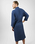 Халат мужской Чистопар р. 2XL-3XL (52-54), цвет синий графит