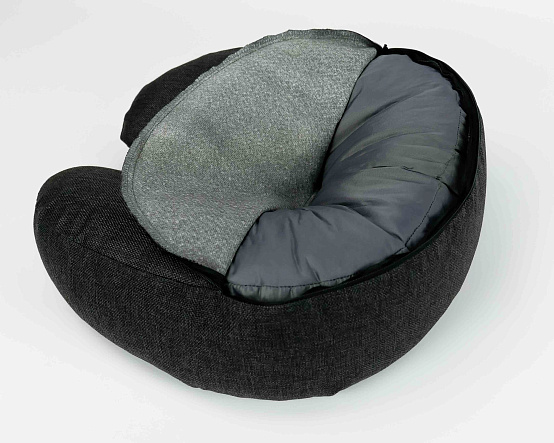 Подушка для бани Woodson «Второе дыхание» GRAY, MAXI