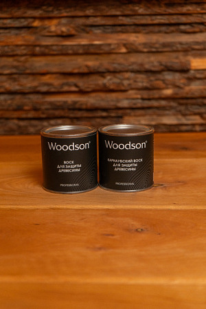 Карнаубский воск для защиты древесины Woodson, 0,25л