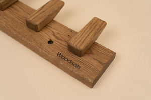 Вешалка Woodson D5, 5 креплений, дуб