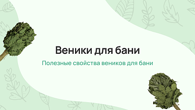 Веники для бани - Как правильно париться с вениками для бани?