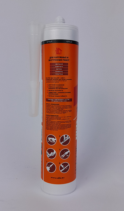 Герметик Sila PRO Max Sealant, 1500, для печей, 280мл (12)