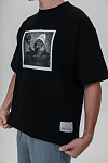 Футболка Over Size цвет черный р-р L, Хлопок 100%