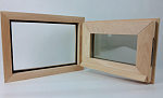 Окно Woodson 40*30, стекло бронза, ольха