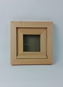 Окно Woodson 30*30, стекло бронза, ольха