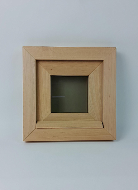 Окно Woodson 30*30, стекло бронза, ольха