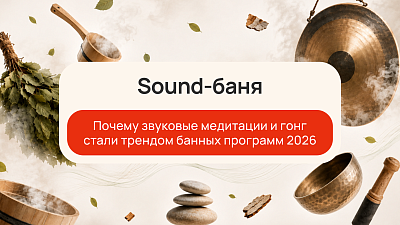 Sound-баня: почему звуковые медитации и гонг стали трендом банных программ 2026