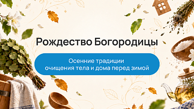 Рождество Богородицы: осенние традиции очищения тела и дома перед зимой