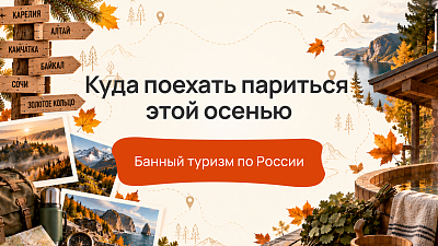 Банный туризм: куда поехать в России за настоящей баней