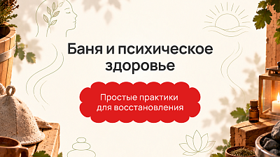 Баня и психическое здоровье: как парная помогает справляться со стрессом
