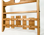 Полка-вешалка под шампуни с металл. крючками №1 5 кр 500*550*90 термолипа