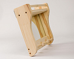 Полка универсальная N2 (зеркало, 3 кр) (УН-2)
