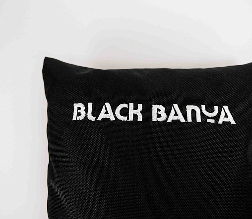 Подушка для бани BLACK BANYA 50*20