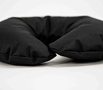 Подушка для бани второе дыхание BLACK BANYA 35*35