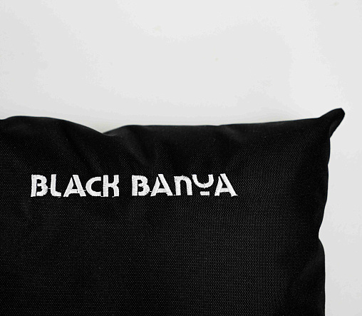 Подушка для бани BLACK BANYA 28*28