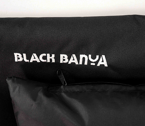 Подушка для бани BLACK BANYA 35*35