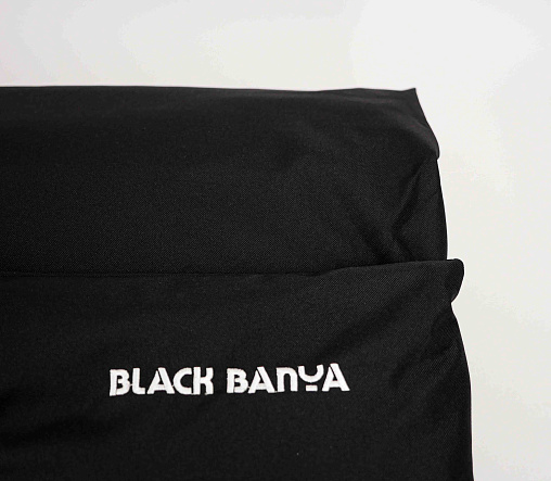 Матрас для бани с отверстием под второе дыхание BLACK BANYA 200*70