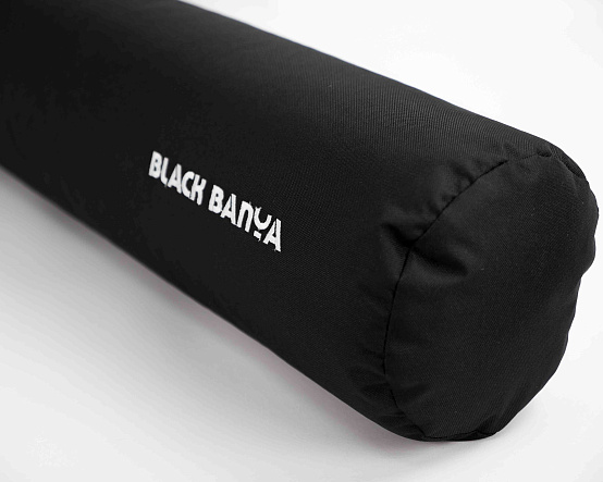 Валик под ноги для бани плотной набивки BLACK BANYA 70*15