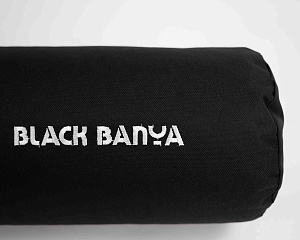 Валик под ноги для бани плотной набивки BLACK BANYA 70*15