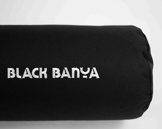 Валик под ноги для бани плотной набивки BLACK BANYA 70*15