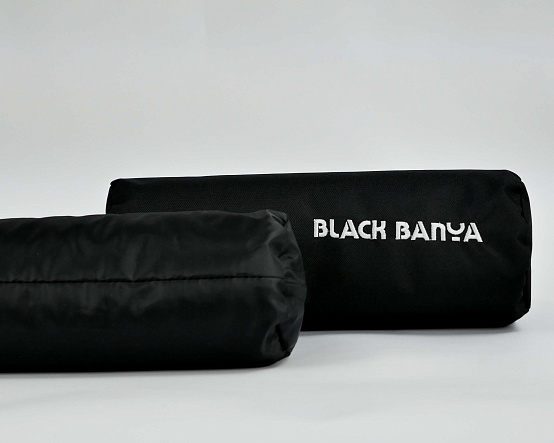 Валик под плечи для бани BLACK BANYA 30х10