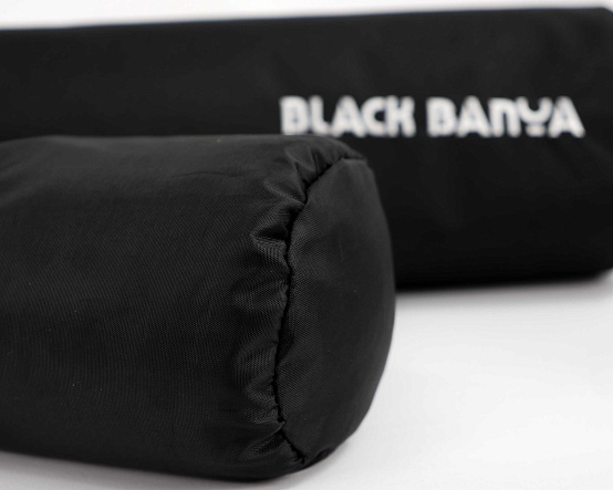 Валик под плечи для бани BLACK BANYA 30х10