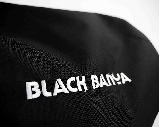 Валик под ноги для бани BLACK BANYA 30х25